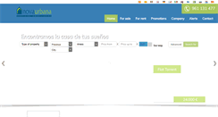 Desktop Screenshot of novaurbana.es