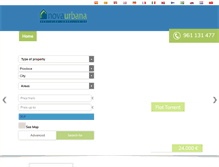 Tablet Screenshot of novaurbana.es